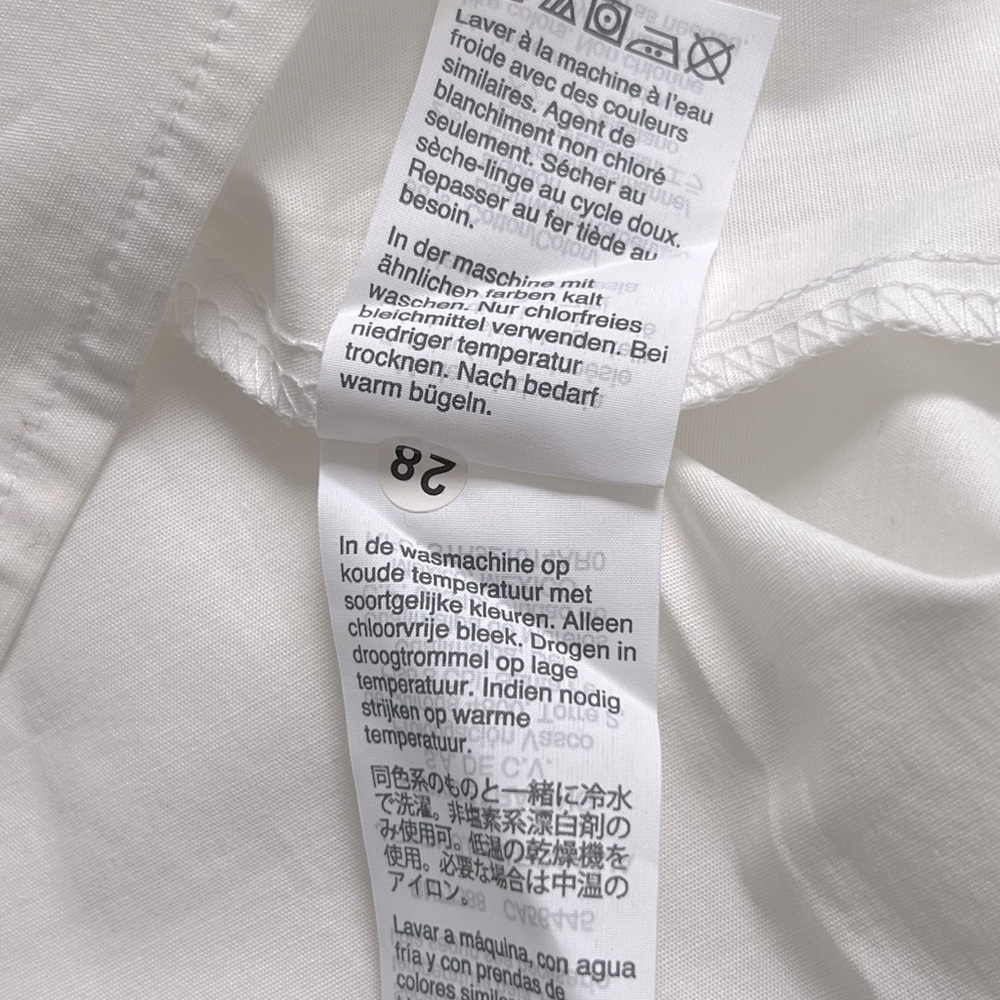NWT - JCrew Mercantile White Puff Sleeve, Size 0 - Picture 5 of 6